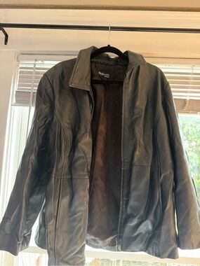 Style & Co. Black Leather Women's Jacket